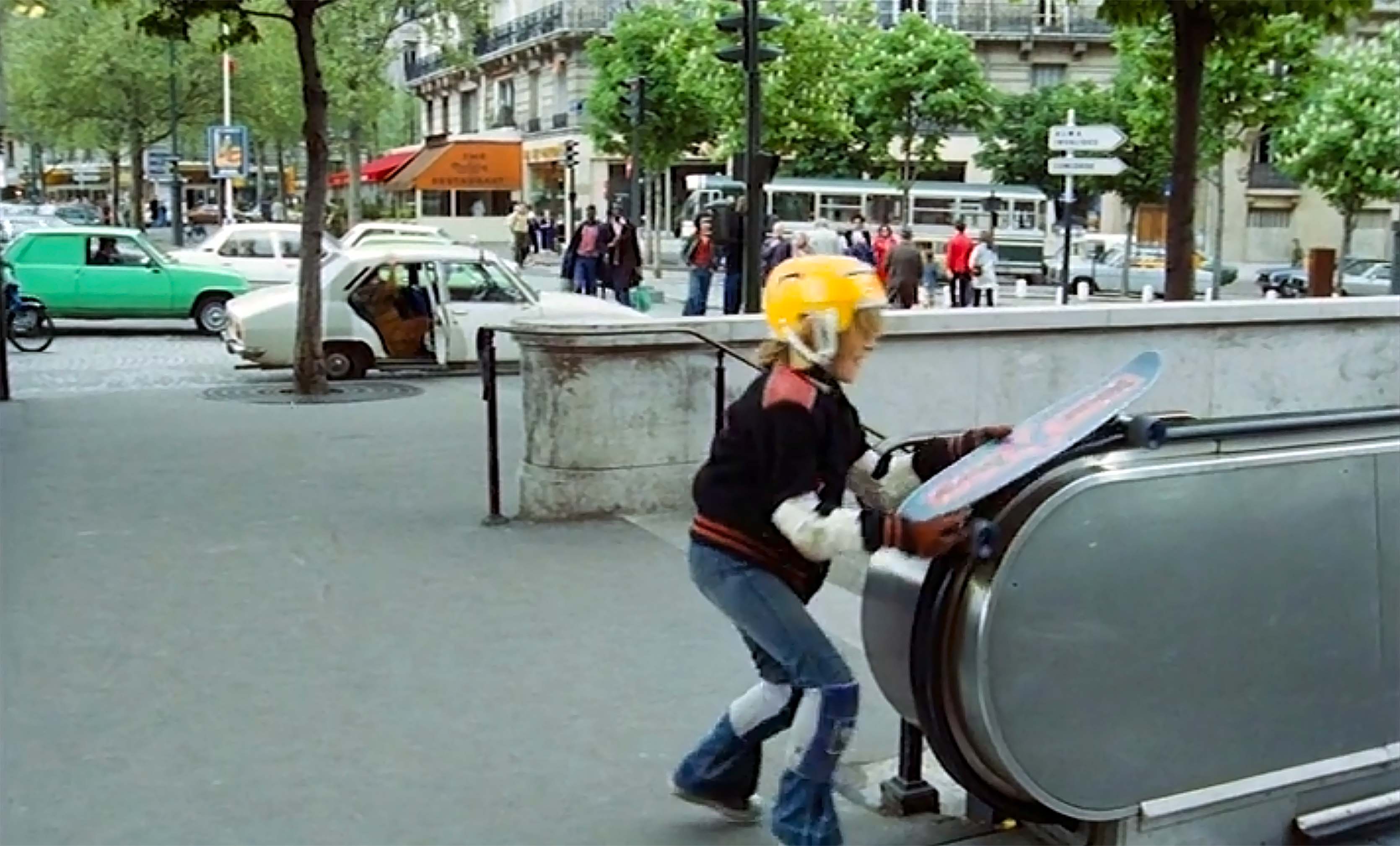 Lieu de tournage du film Trocadéro Bleu Citron (1978) à la station de métro Palais Chaillot à Paris.