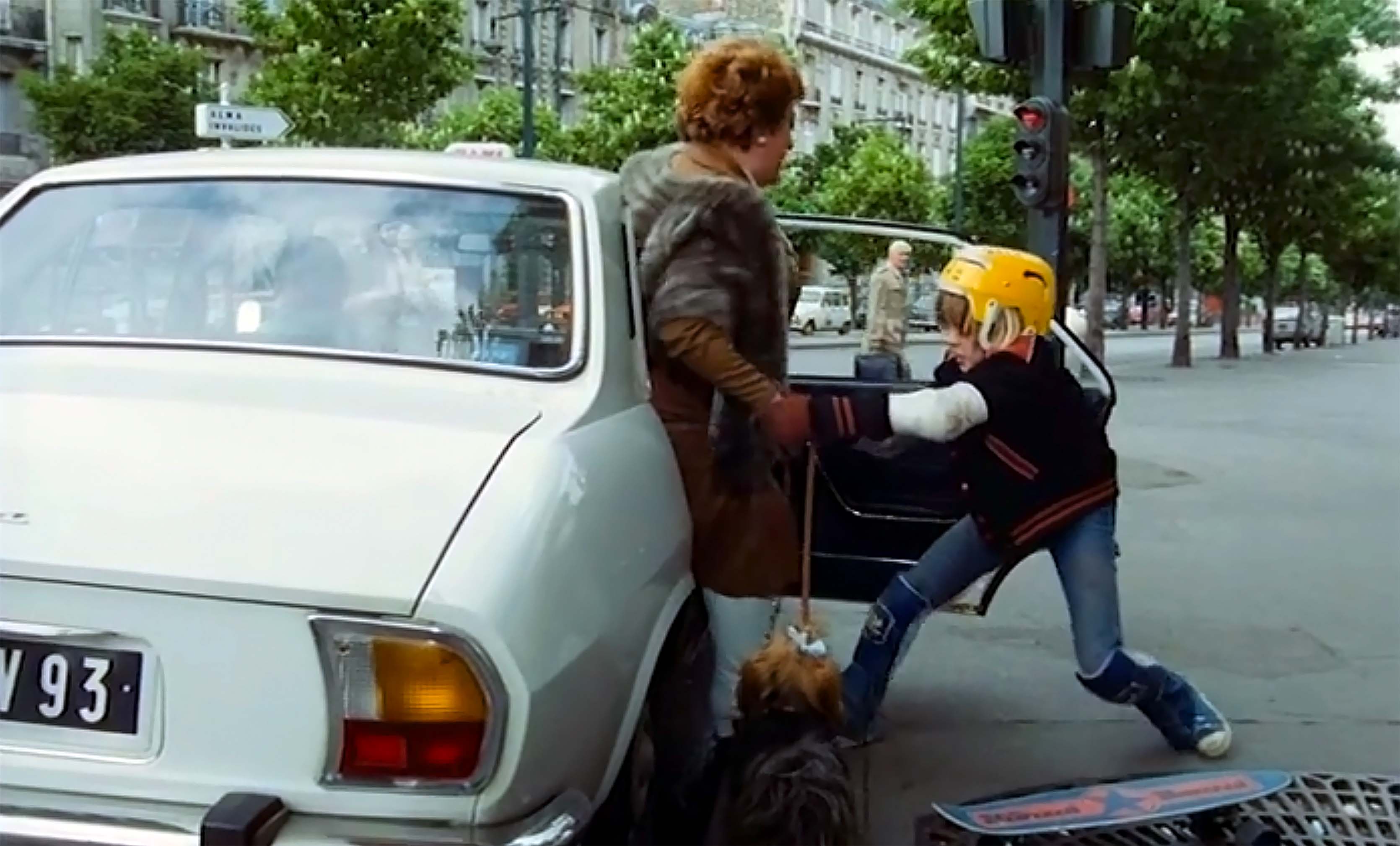 Szene des Films Trocadéro Bleu Citron (1978).