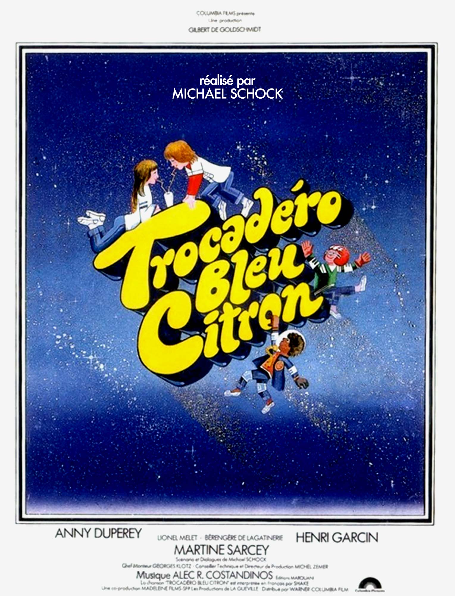 Affiche originale du film Trocadéro Bleu Citron (1978).